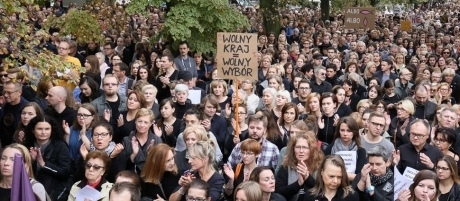 В Варшаве протестовали против запрета абортов