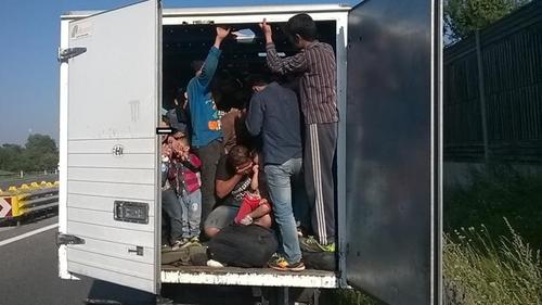 В Италии контрабандист перевозил мигрантов в рефрижераторе