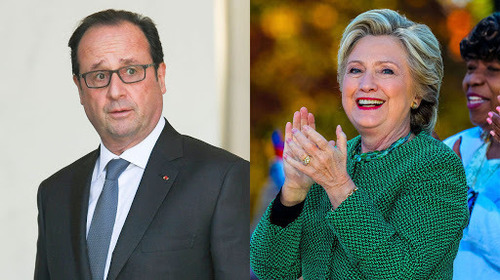 Хиллари Клинтон и Франсуа Олланд оказались родственниками