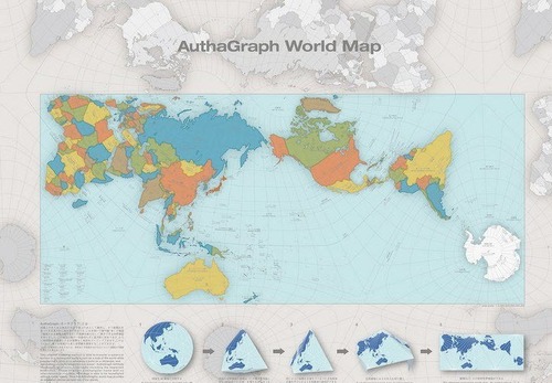 Японцы построили правильную карту мира