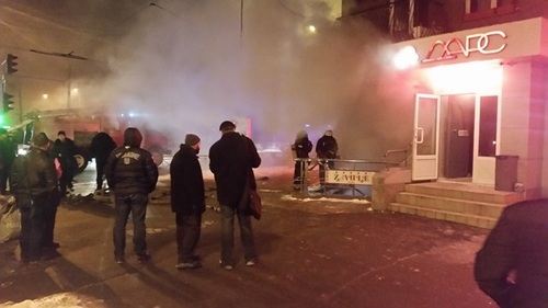 В центре Харькова произошел взрыв в кафе