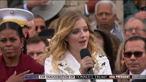 Джеки Иванко спела американский гимн на инаугурации Трампа (ВИДЕО)