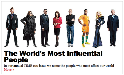 Опубликован топ-100 самых влиятельных людей мира по версии Time