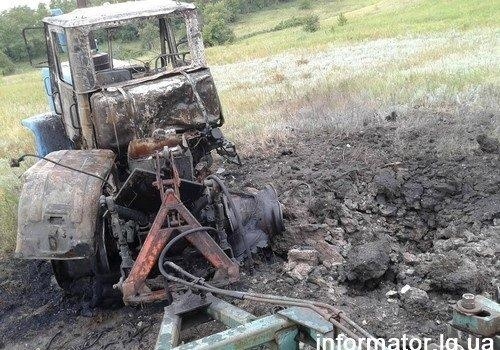 В Луганской области на мине подорвался трактор, погибли трое
