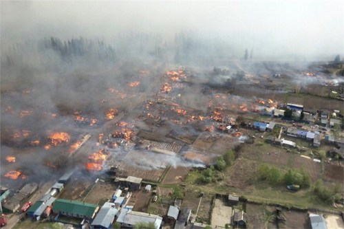 В Сибири горит два города, есть жертвы