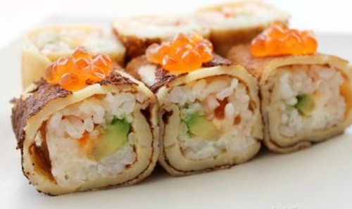Блины-суши: Самая необычная закуска для праздничного стола