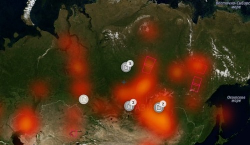 Огромный пожар – горит вся Сибирь