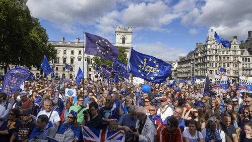 В Лондоне прошел «Народный марш за Европу»