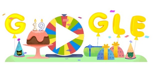 Google поздравил себя с днем рождения дудлом (ВИДЕО)