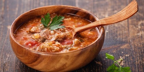 Мамины секреты "Грузинский суп — суп харчо с говядиной"