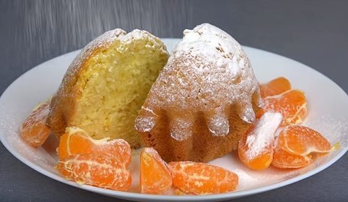 Рецепты на Новый Год «Мандариновые кексы»
