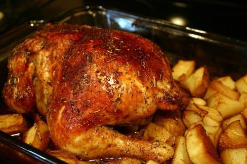 Рецепты на Новый Год «Курица в духовке»