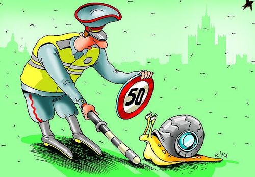 С 1 января украинские водители должны ездить по городу со скоростью не более 50 км/ч