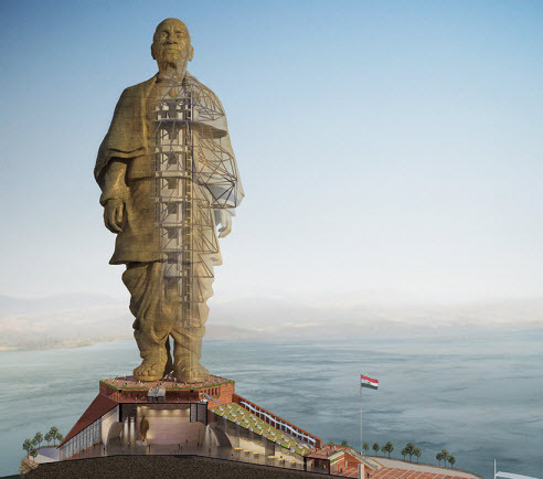 В Индии строят самую большую статую на свете