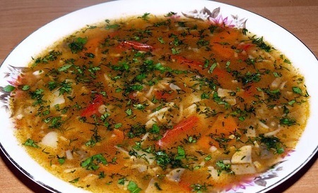 Кавказский грибной суп