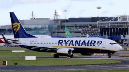 Ryanair осенью открывает 4 новых направления из Киева