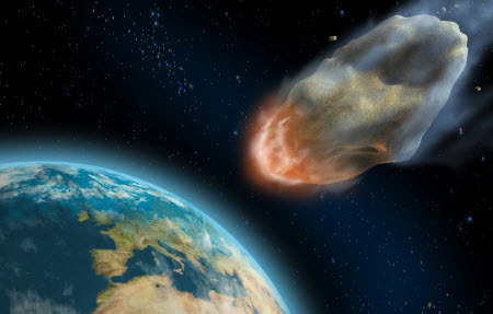 Астероид идет на сближение с Землёй