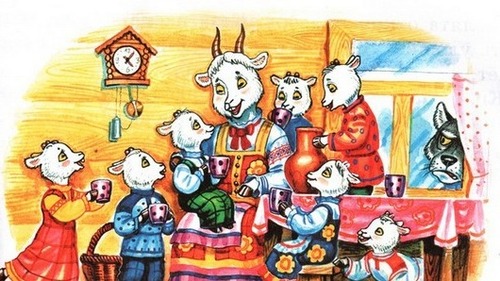 Мультфильм для детей - Волк и семеро козлят