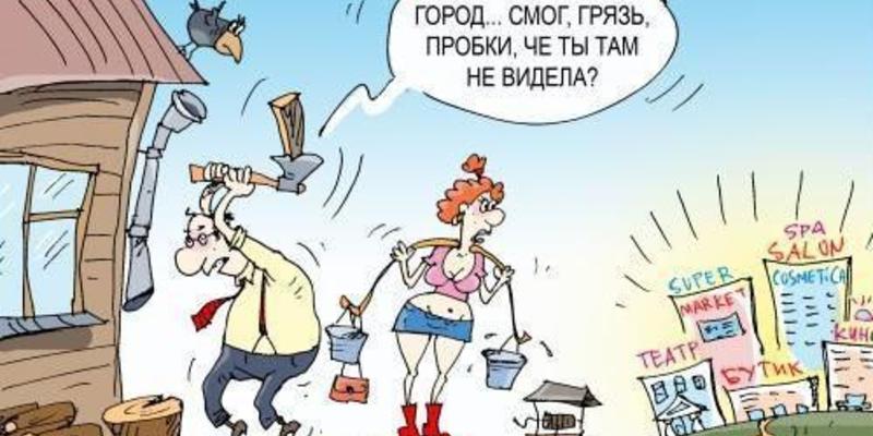 Сельские анекдоты ржачные. Анекдот про городских. Хорошо иметь домик в деревне карикатура. Деревня это смешные шутки. Анекдот это не из нашей деревни.