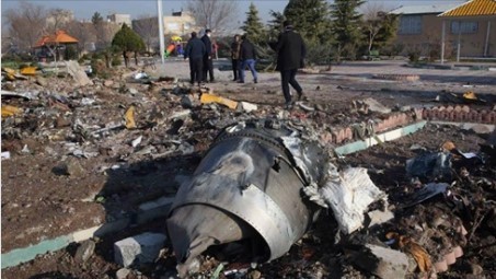 Самолет МАУ, потерпевший катастрофу в Иране, был сбит ракетой иранских ПВО