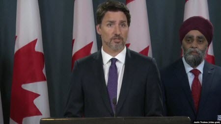 Прем'єр Канади про літак МАУ: Ми не заспокоїмося, поки не доб'ємося справедливості