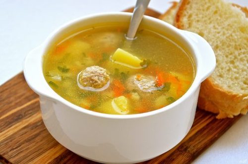 Мамины секреты "Суп с фрикадельками и рисом"