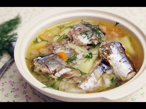 Рыбный суп из консервов