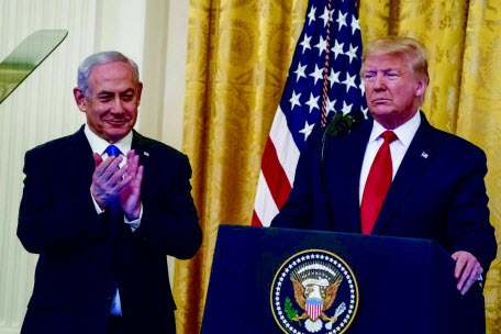 Израиль, Трамп и мирный план с картой
