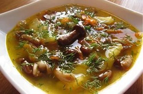 Мамины секреты "Мясной суп с грибами"