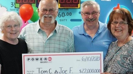 Житель Висконсина выиграл в лотерею $22 млн и половину отдал другу
