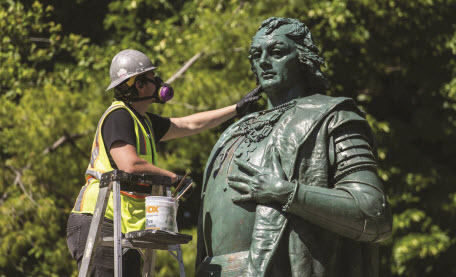 История статуи Колумба в Грант-Парке: ссоры, налоги и Муссолини