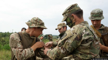 Військові США та України провели спільні навчання з дій в умовах міста