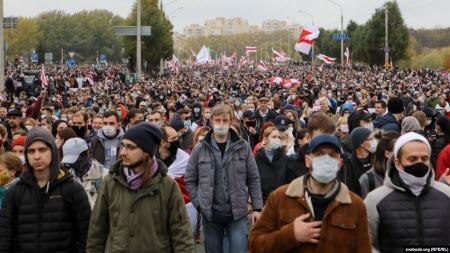 В Минске прошел марш "Народный ультиматум"
