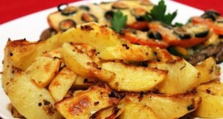 Бабусині страви: " Картопляні скибочки з гірчицею"