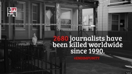 Протягом 2020 року у світі загинули 65 журналістів та працівників медіа
