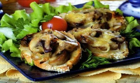 Бабусині страви: "Бутерброди з грибами"