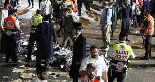 В Израиле более 40 человек погибли в давке на религиозном празднике