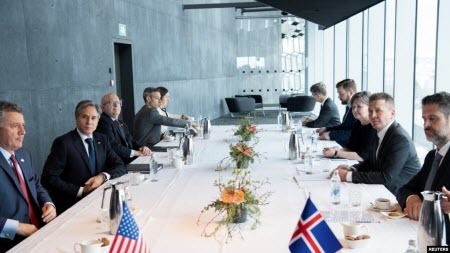 Блінкен в Ісландії: ми дамо відповідь у разі агресивних дій РФ проти наших інтересів