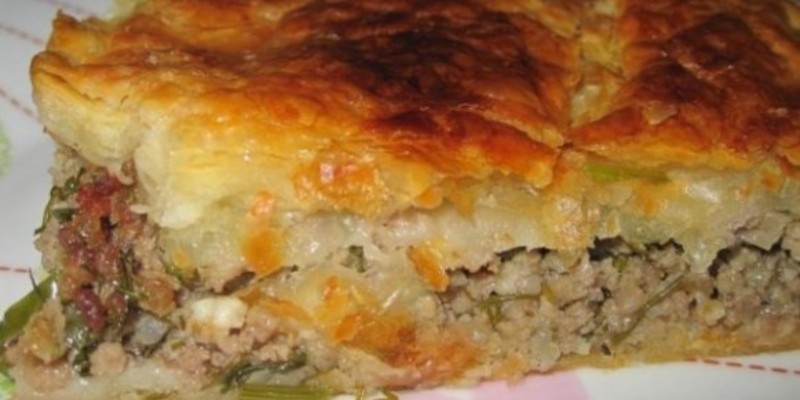 Мясной Пирог С Пошаговым Фото