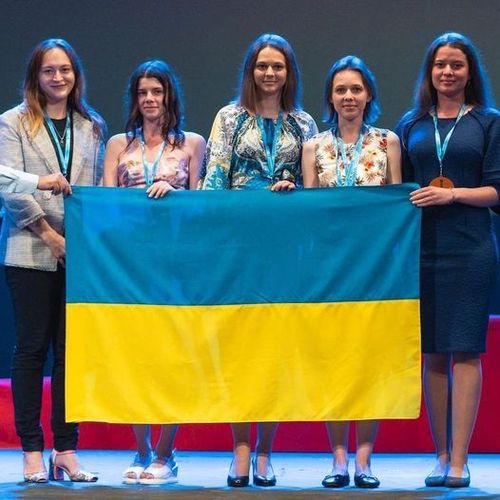 Женская сборная Украины по шахматам завоевала бронзу ЧМ