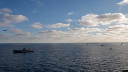 Українські та американські кораблі провели спільні маневри в Чорному морі