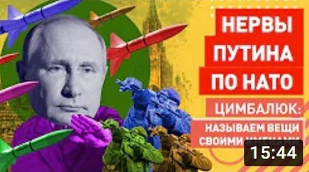 "Эта зараза должна нас оставить: Путин объявил Россию пострадавшей из-за обмана НАТО" - Роман Цимбалюк (ВИДЕО)