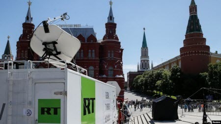 Европейский оператор спутниковой связи прекратил вещание немецкоязычного канала RT