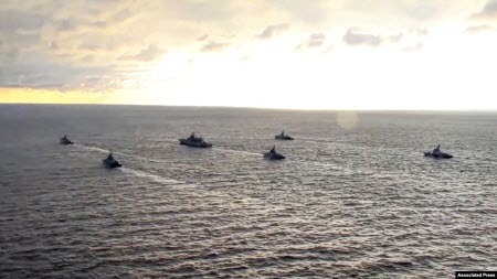 Рибалкам в Ірландії вдалось перенести навчання російського флоту