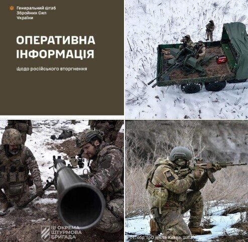 Оперативна інформація станом на 06.00 31 грудня 2023 року щодо російського вторгнення