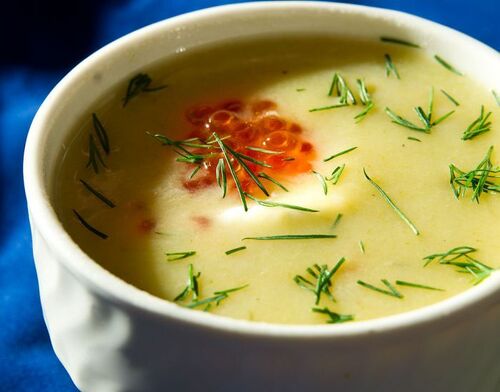 Бабусині страви: "Крем-суп з ікрою"
