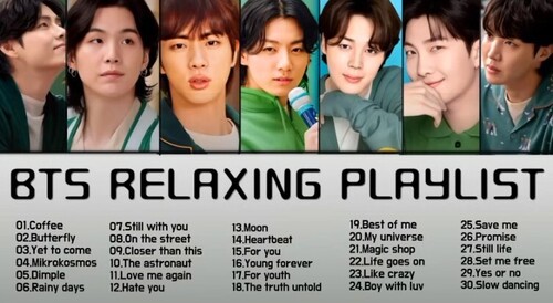 BTS RELAXING PLAYLIST
