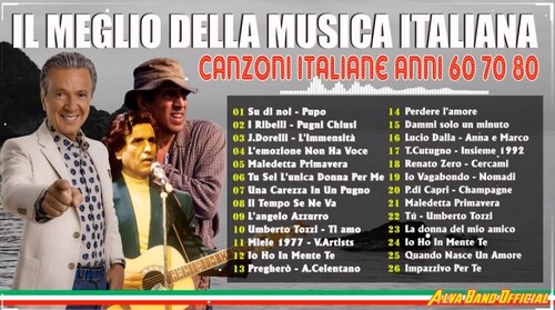 Il Meglio Della Musica Italiana anni 60 70 80