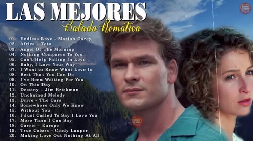 Romanticas Viejitas en Ingles 80,90's