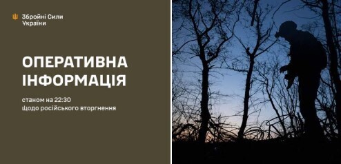 Оперативна інформація станом на 22.30 30.05.2024 щодо російського вторгнення